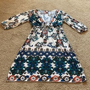 5/&25❗️Dress Bohemian Romantic pattern tie